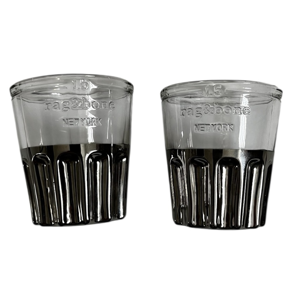 Set of 2 Rag & Bone Shot Glasses